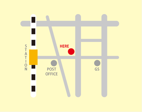 ウォンツケーキの地図